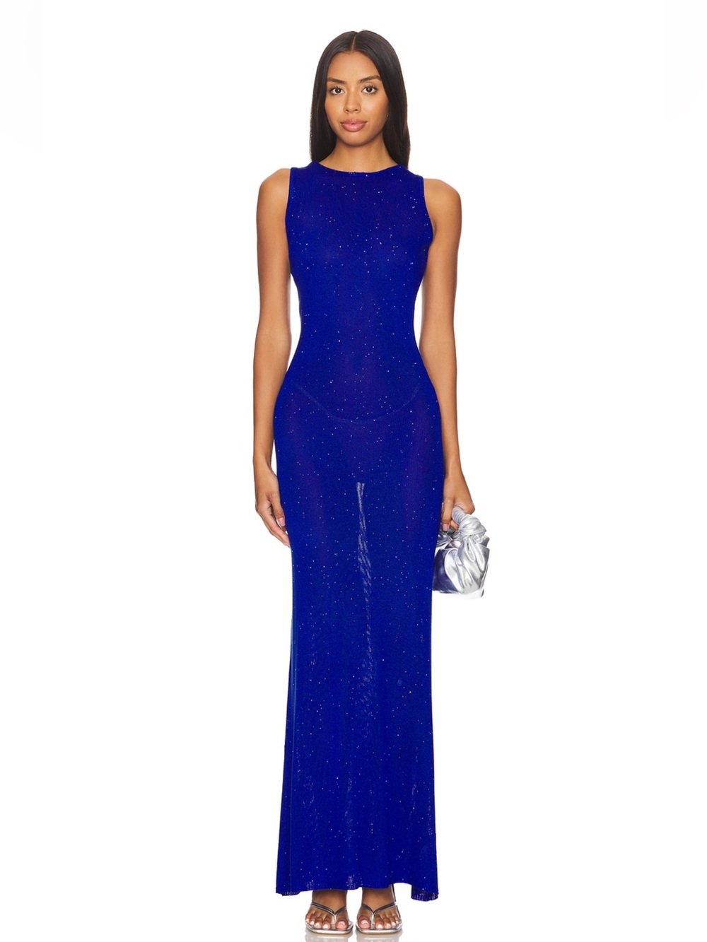 Adriana Maxi Dress in Azure